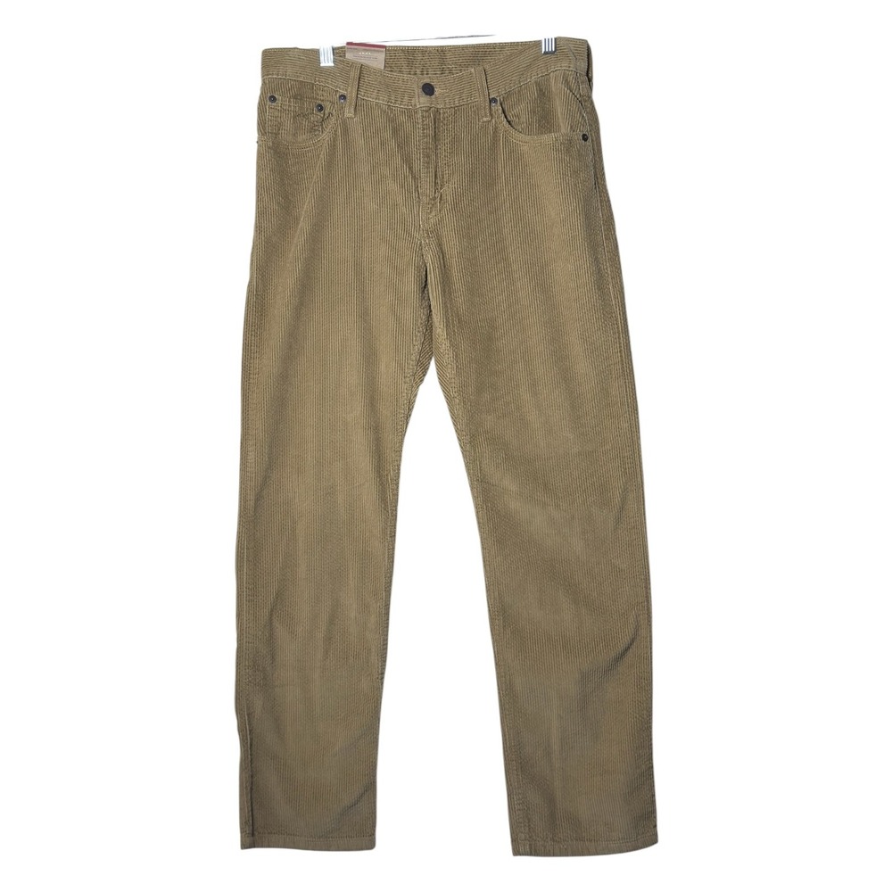 Levi's Corduroy Pants Women 29x30 Tan Khaki Straight Leg 511